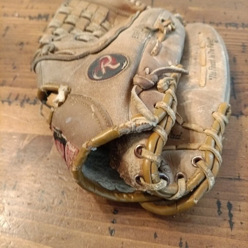 RAWLINGS LEATHER BASEBALL GLOVE DAVE PARKER MODEL # RBG60 12